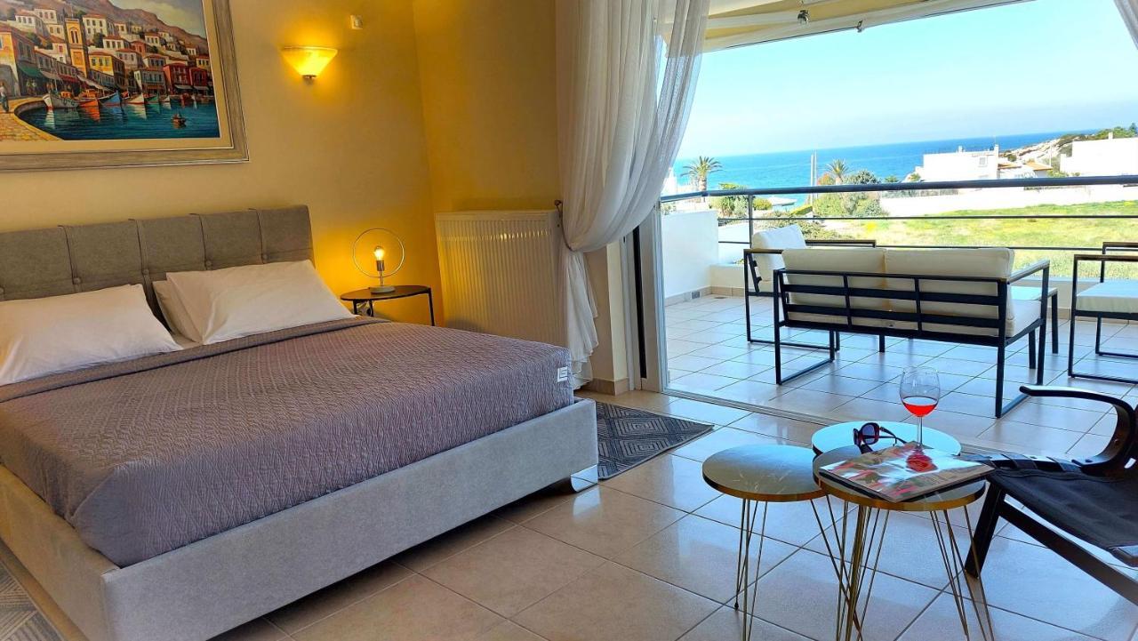 Holiday Villa Sunjoy Close To The Beach Sunion Eksteriør bilde