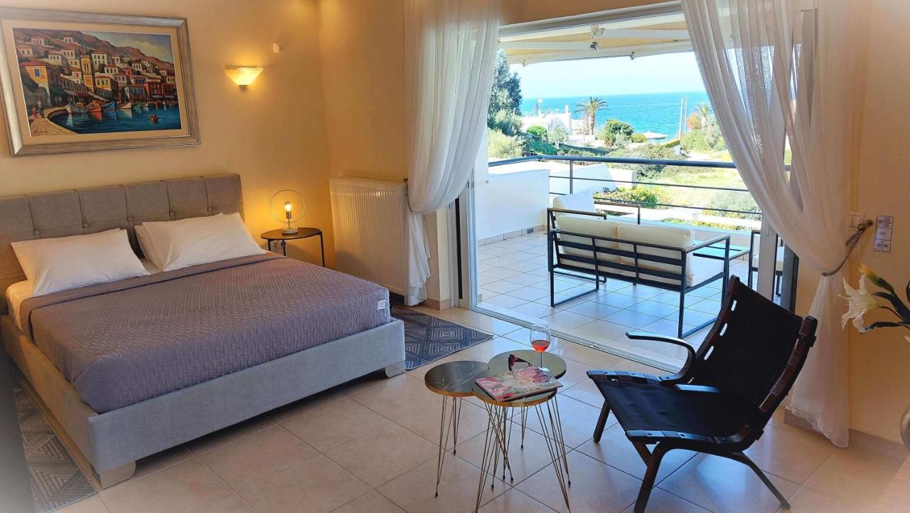 Holiday Villa Sunjoy Close To The Beach Sunion Eksteriør bilde